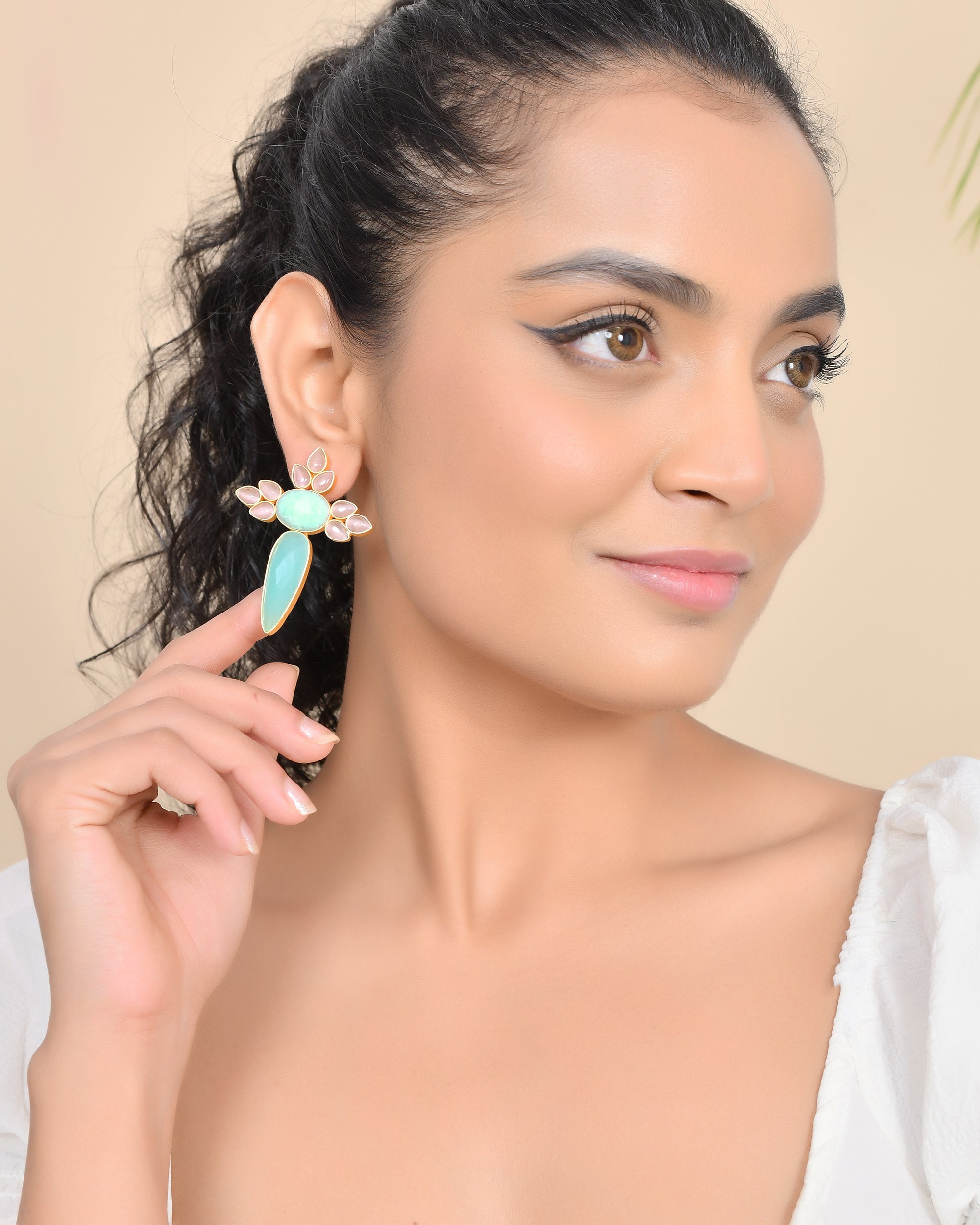 XANTHE PINK EARRINGS